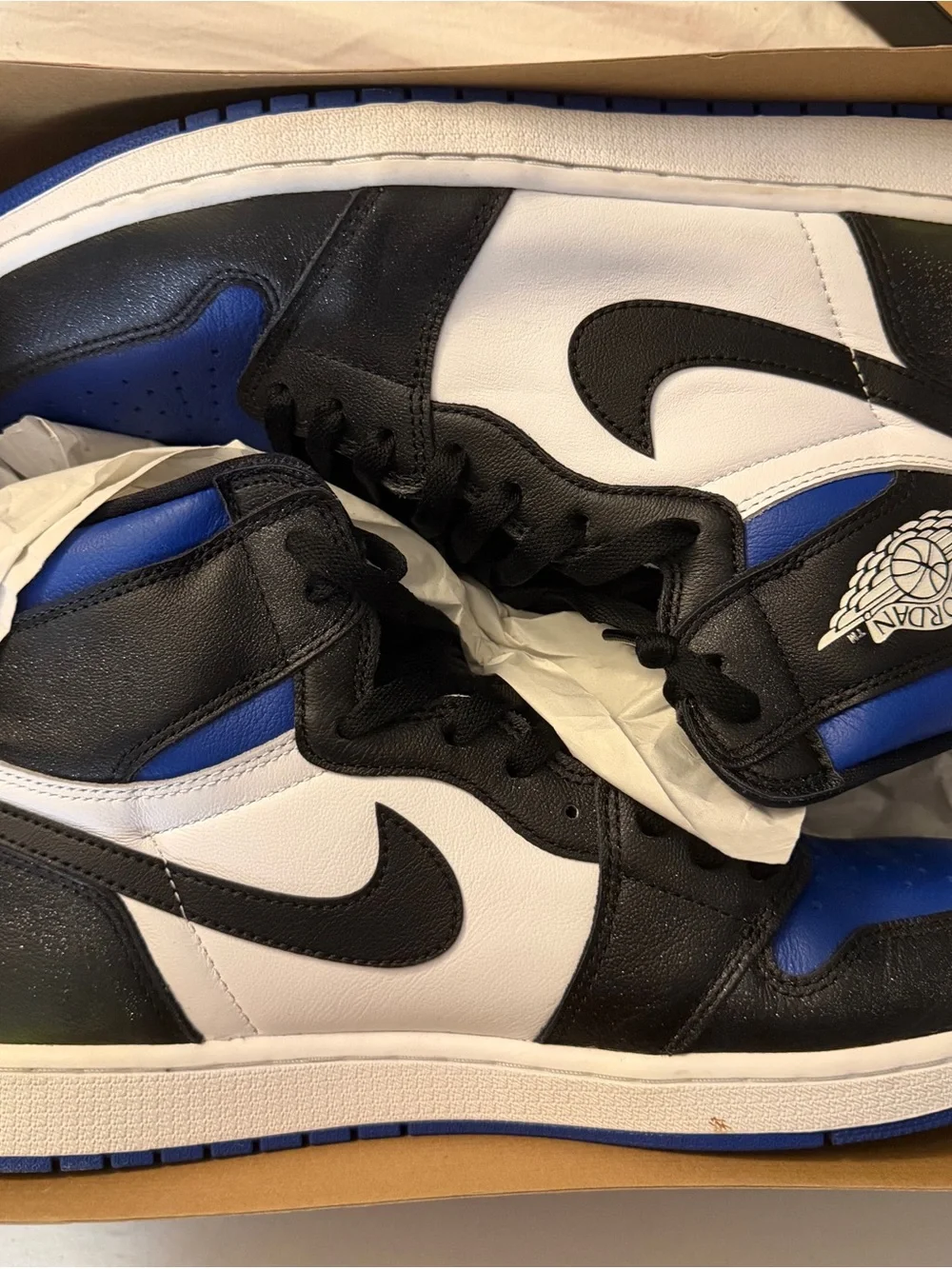 Air Jordan 1 High OG Royal Toe Sneakers